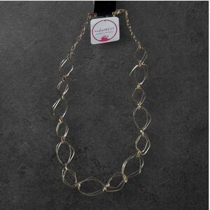 NWT Maren Elana For nadineWest Gold Double Link Chain Neckace ~32"